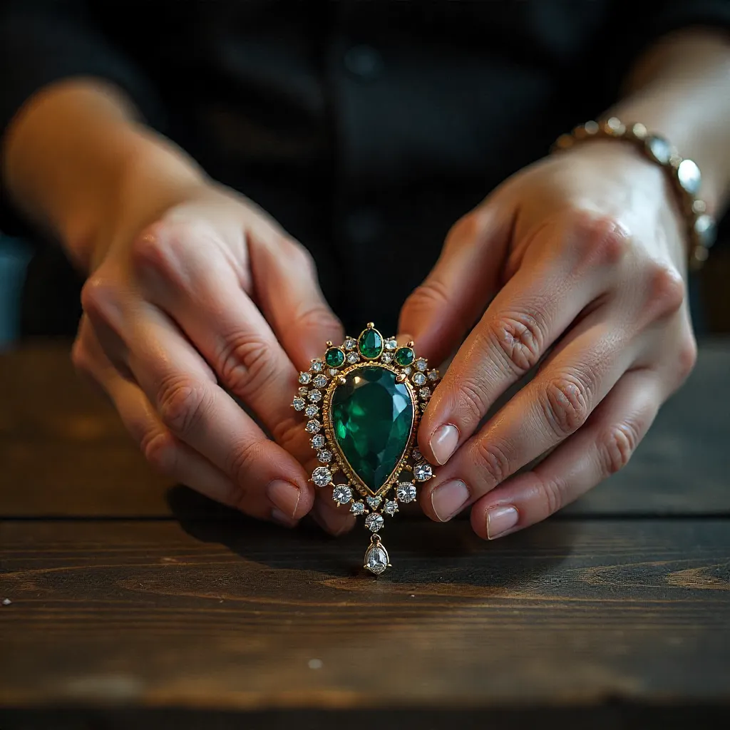 Jewelry restoration workspace